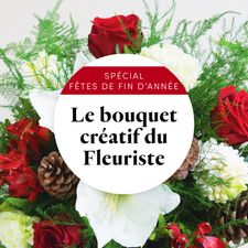 Bouquet de fleurs Bouquet créatif du fleuriste - spécial Fêtes de fin d'année