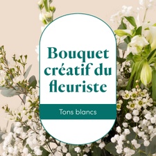 Bouquet de fleurs Bouquet du fleuriste Blanc