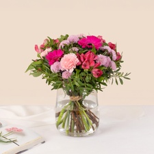 Bouquet de fleurs Douceur poudrée