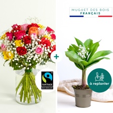 Fleurs et cadeaux Petit trésor et son bottillon de muguet