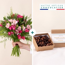 Fleurs et cadeaux Elle et ses amandes au chocolat