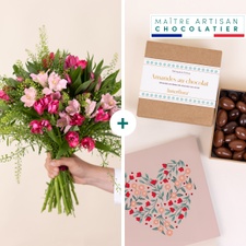 Fleurs et cadeaux Coffret cadeau maman