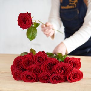 Bouquet de roses Grandes roses sur-mesure Saint-Valentin