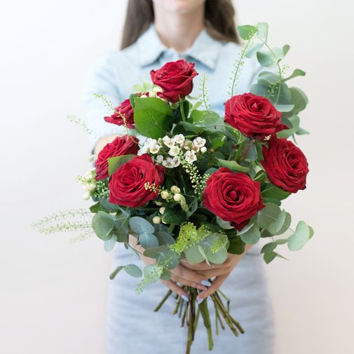Bouquet de roses Câlin