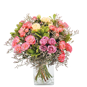 Bouquet de roses Lollipop Bouquet de roses Lollipop Collection Bon rétablissement