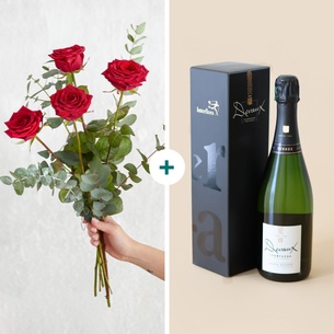 Fleurs et cadeaux Tendresse et son champagne Devaux Fleurs et cadeaux Tendresse et son champagne Devaux