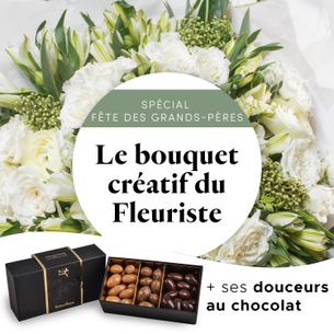 Bouquet de fleurs Le bouquet gourmand du fleuriste spécial Fête des grands pères Bouquet de fleurs Le bouquet gourmand du fleuriste spécial Fête des grands pères