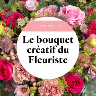 Bouquet de fleurs Le bouquet rose du fleuriste Code Promo