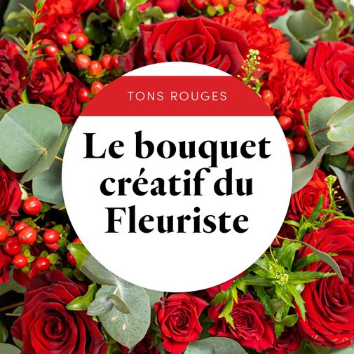 Bouquet de fleurs Bouquet du fleuriste Rouge