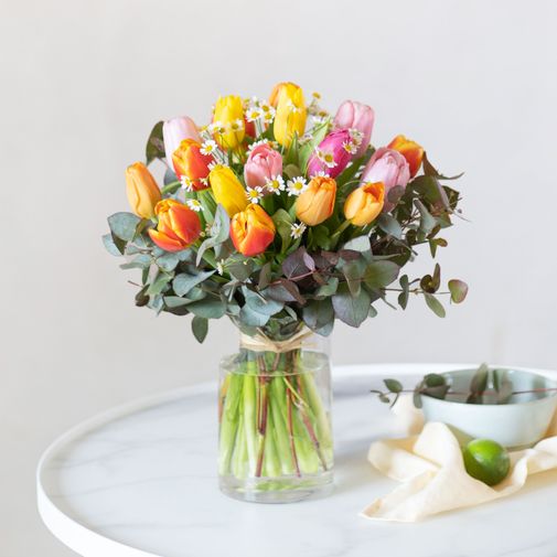 Bouquet de fleurs Nos charmantes tulipes