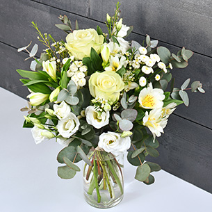 Paradis blanc Bouquet de fleurs Paradis blanc