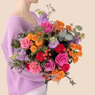 Bouquet de fleurs Palette multicolore Bouquet de fleurs Palette multicolore
