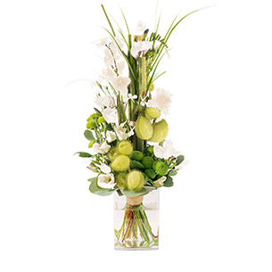 Bouquet de fleurs Saphir blanc Bouquet de fleurs Saphir blanc Mariage invité