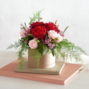 Composition florale Ecrin de roses Composition florale Ecrin de roses