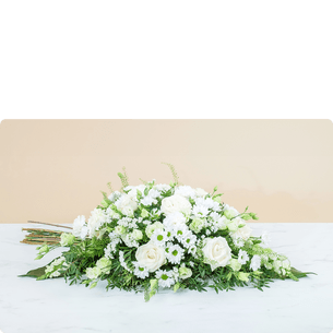 Fleurs deuil Voyage astral blanc Toutes nos compositions de fleurs pour le deuil