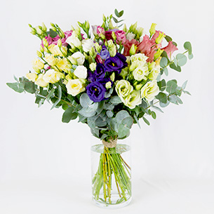 Bouquet de lisianthus Bouquet de fleurs Bouquet de lisianthus