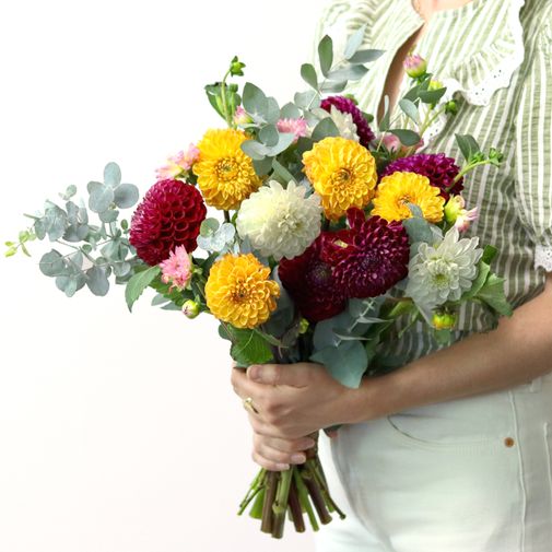 Bouquet de fleurs Brassée de Dahlias