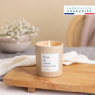 Fleurs et cadeaux Bougie parfumée Fleur de coton Fleurs et cadeaux Bougie parfumée Fleur de coton