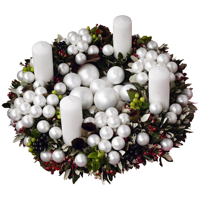 Bouquet de fleurs Modern Advent wreath