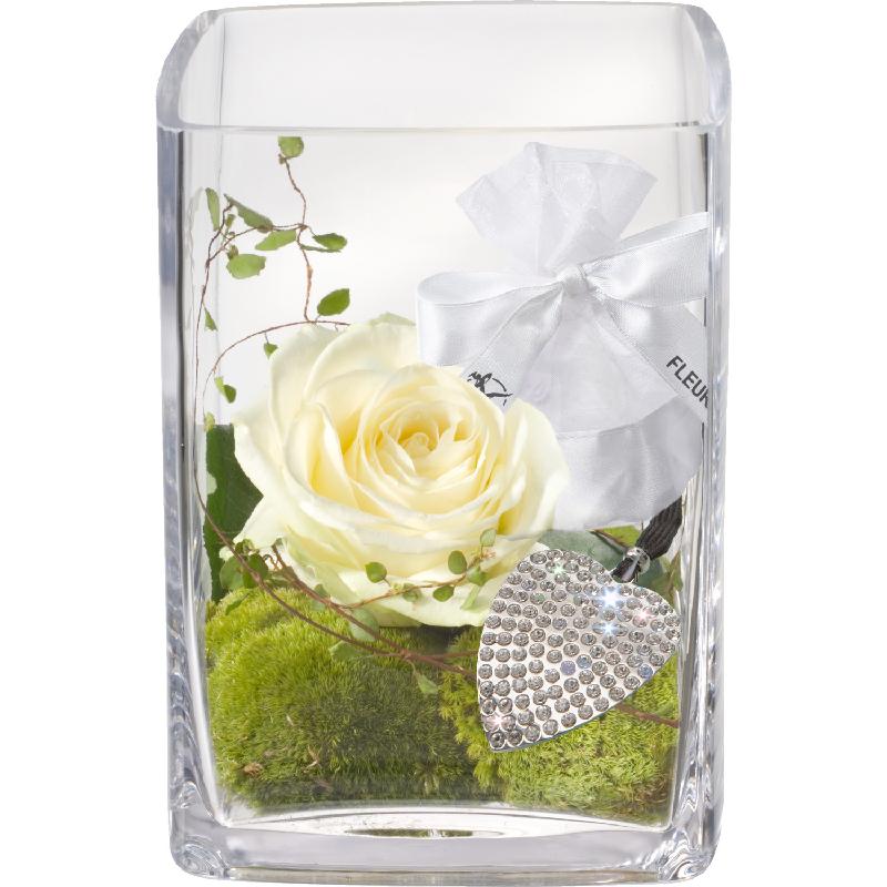Bouquet de fleurs Ballerina, incl. key ring with 112 Swarovski® crystals