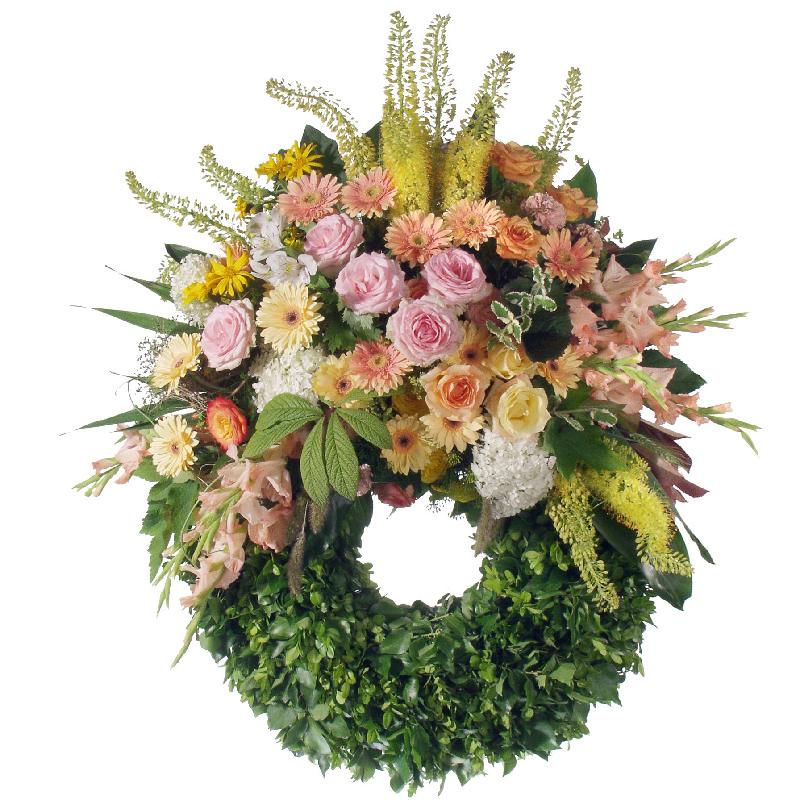 Bouquet de fleurs Wreath (For the Cemetery)