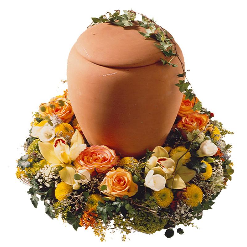 Bouquet de fleurs Wreath for a Urn (For the Cemetery) Bouquet de fleurs Wreath for a Urn (For the Cemetery)