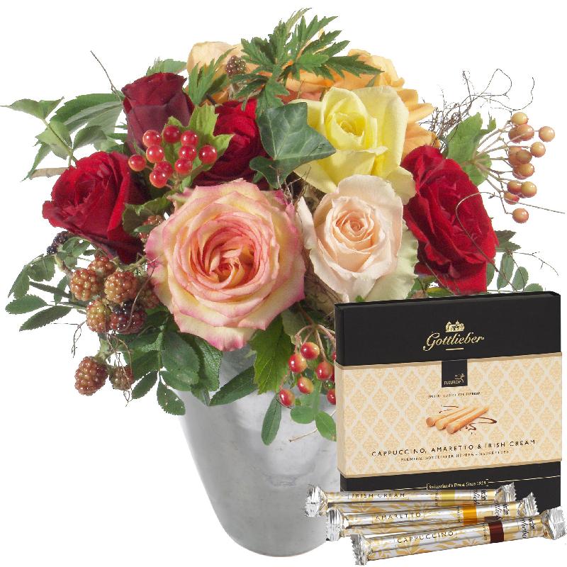 Bouquet de fleurs Sweet Greetings with Gottlieber Hüppen "Special Edition for