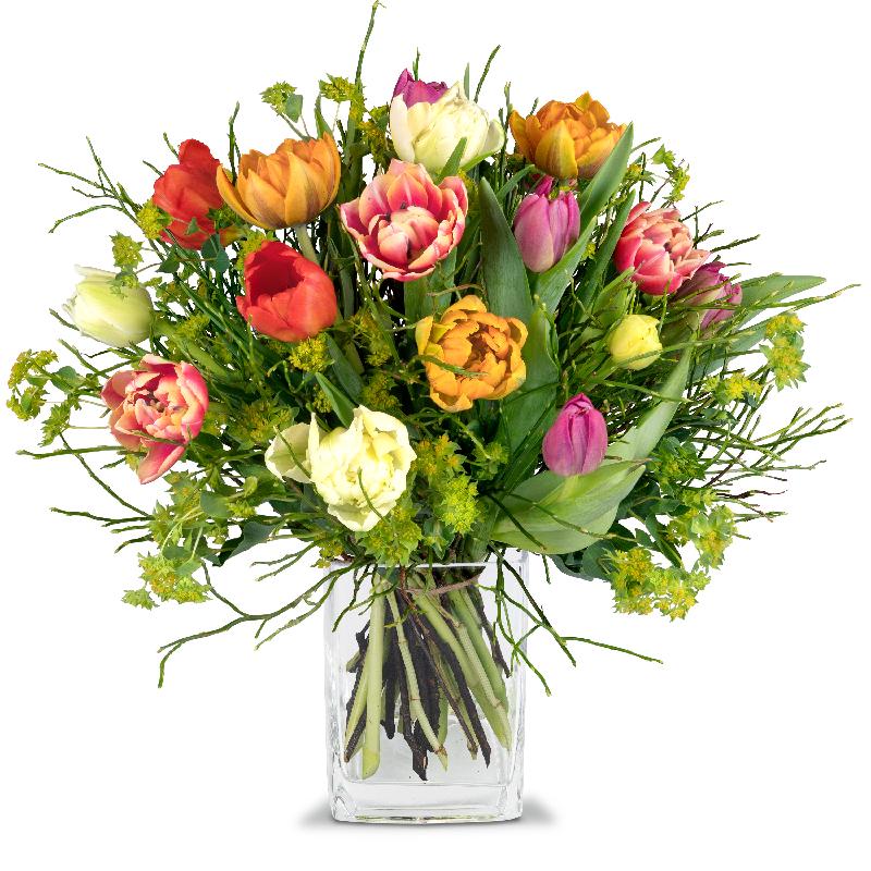 Bouquet de fleurs Colorful Bouquet of Tulips