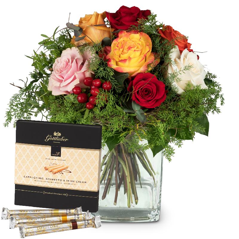 Bouquet de fleurs Magic of Roses with Gottlieber Hüppen "Special Edition for F