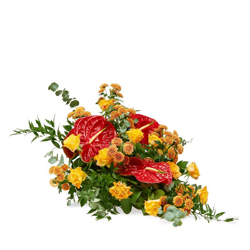 Bouquet de fleurs With pain in our heart