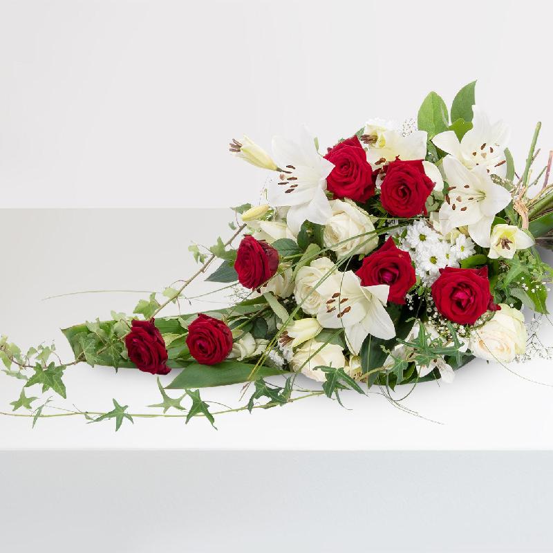 Bouquet de fleurs In silent mourning
