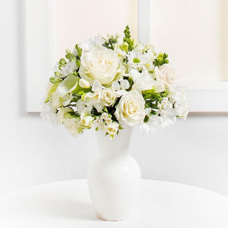Bouquet de fleurs White Harmony