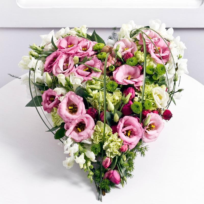 Bouquet de fleurs Heartshape arrangement