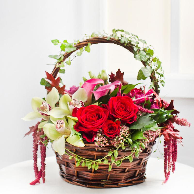 Bouquet de fleurs Wonderful Flower Arrangement in Basket