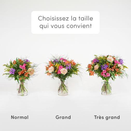 Bouquet de fleurs Chanson douce