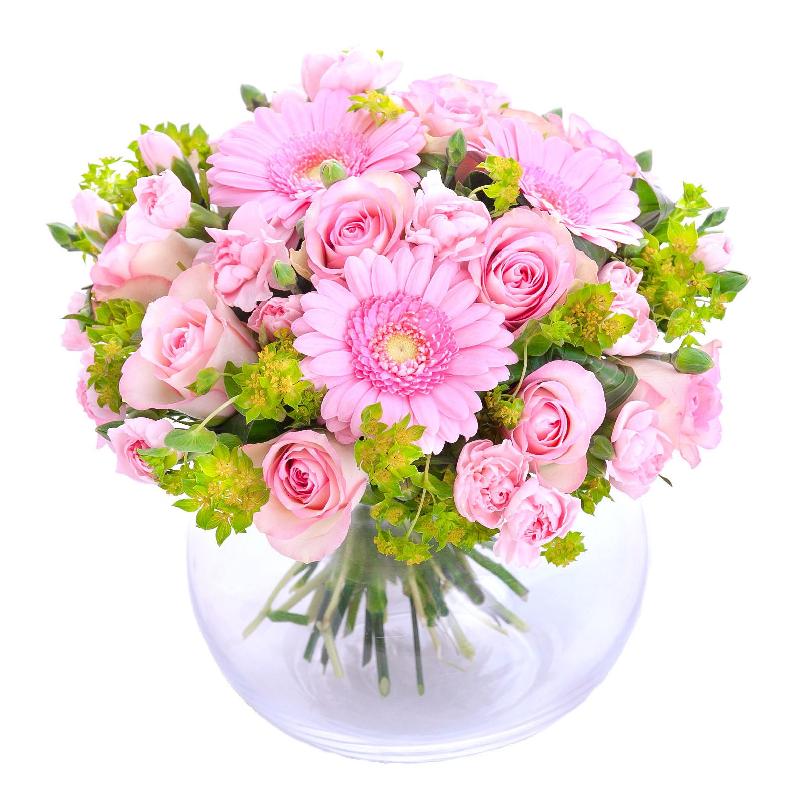 Bouquet de fleurs Hug for happiness, pink