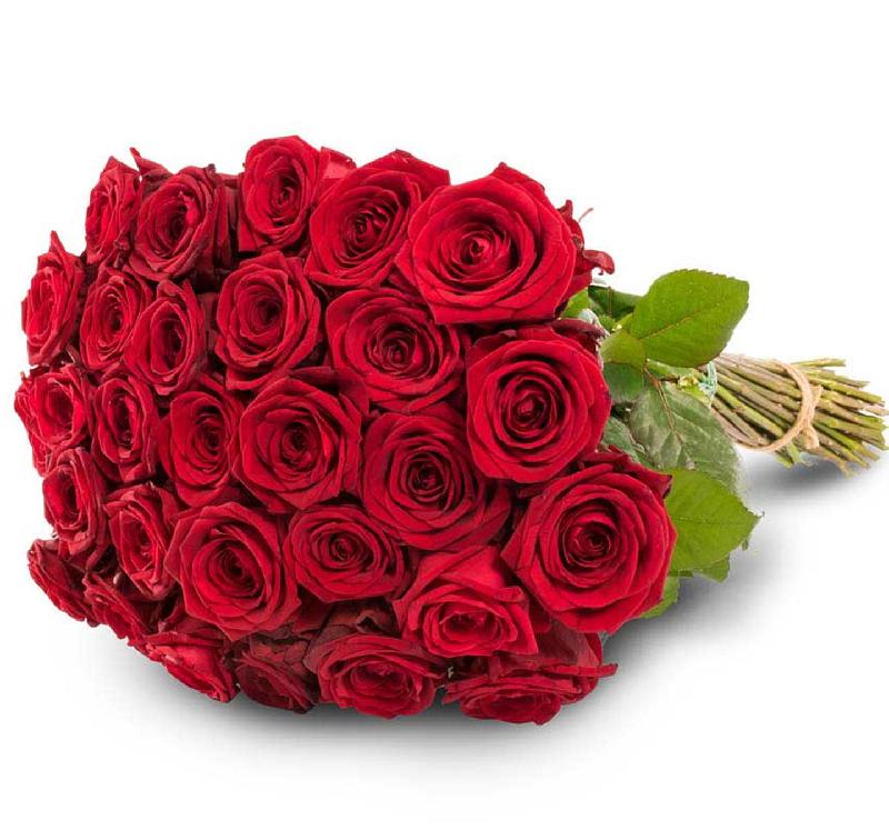 Bouquet de fleurs 30 red roses