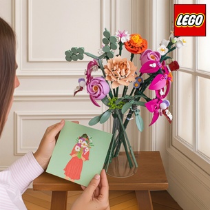 null Coffret de fleurs LEGO® et sa carte message null Coffret de fleurs LEGO® et sa carte message