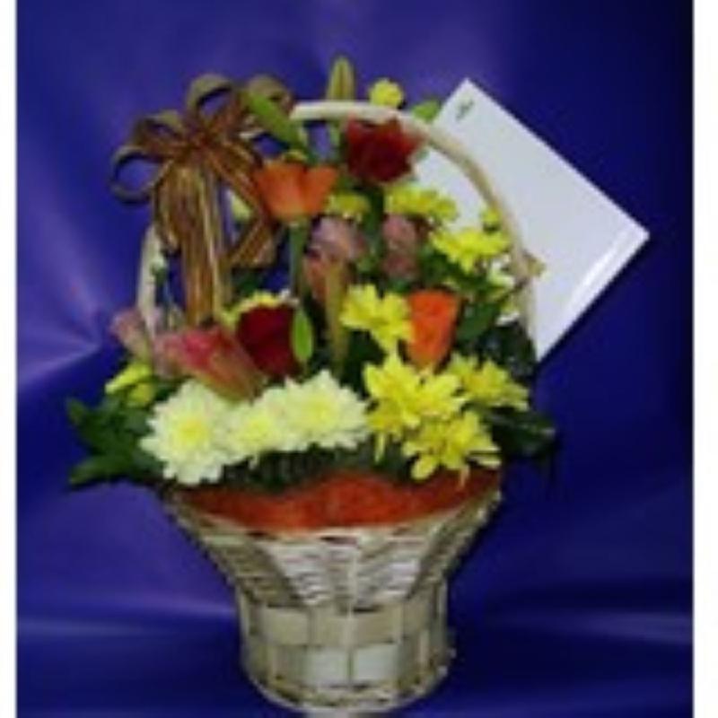 Bouquet de fleurs Basket of cut flowers - Arrangement