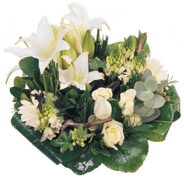 Bouquet de fleurs Harmony in White