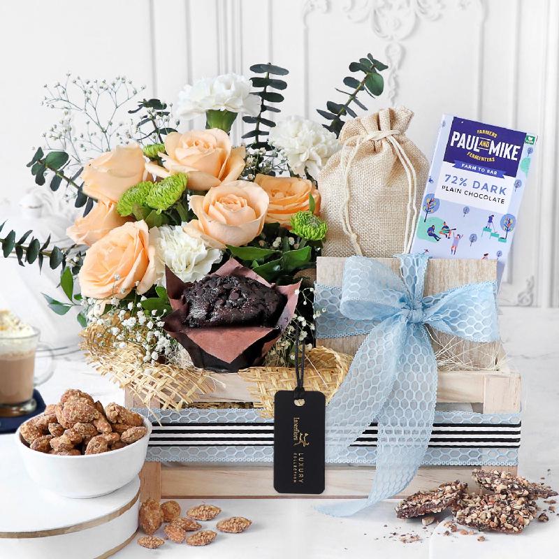 Bouquet de fleurs Nuts about You Gift Hamper Bouquet de fleurs Nuts about You Gift Hamper
