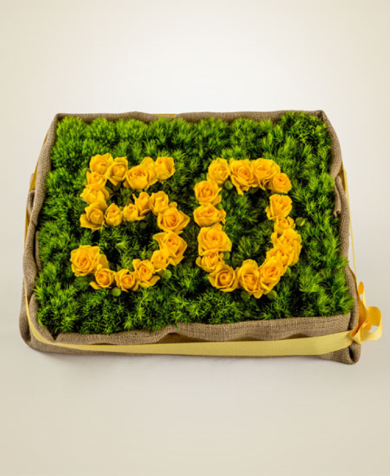 Bouquet de fleurs 50° Anniversary