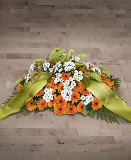 Bouquet de fleurs Cuscino funebre