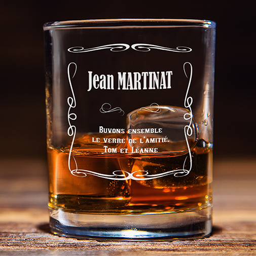 null Verre à whisky personnalisable