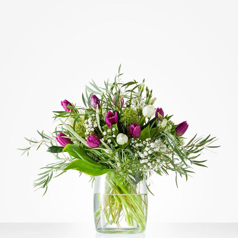 Bouquet de fleurs Bouquet: Winter tulips; excl. vase