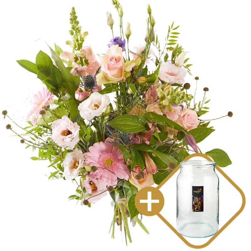 Bouquet de fleurs Combi bouquet: Especially for you including a vase Perfect V