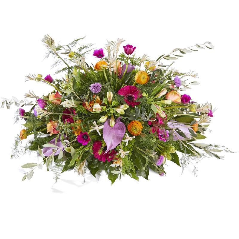 Bouquet de fleurs Funeral: Precious; Funeral Bouquet Oval