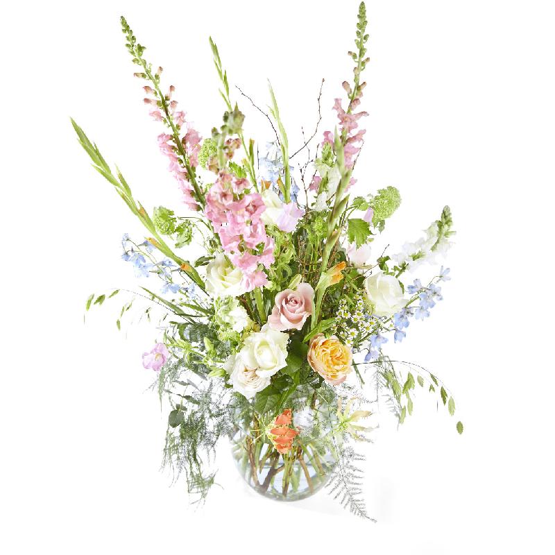 Bouquet de fleurs Funeral: Plenty in life; Funeral Bouquet in a vase