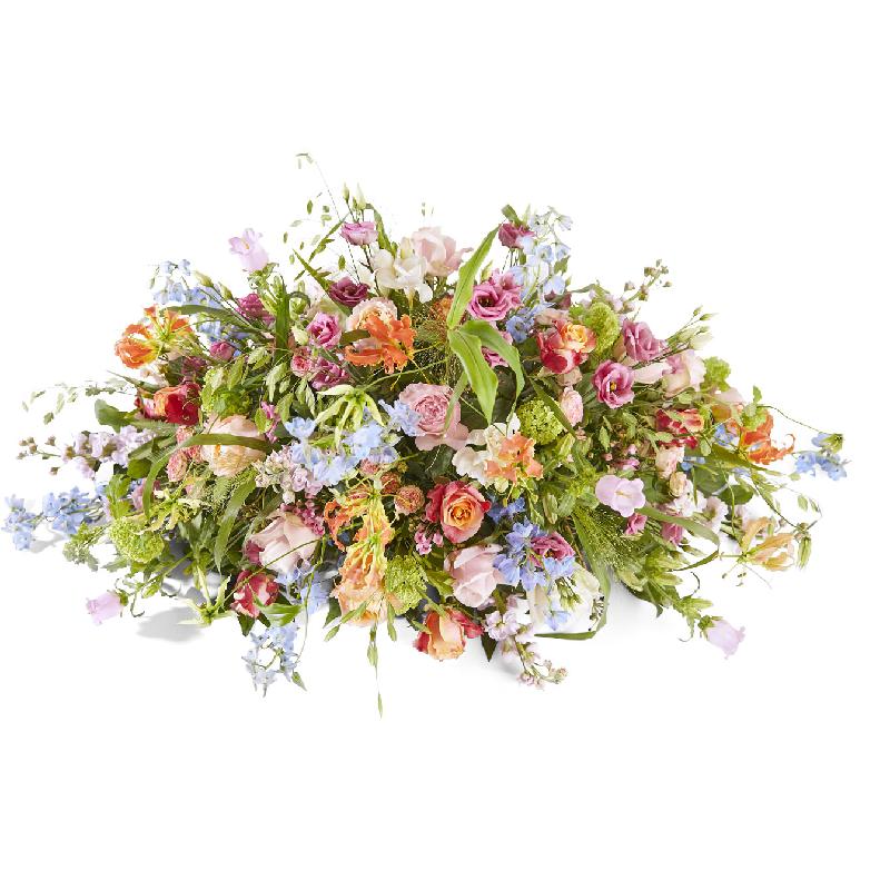 Bouquet de fleurs Funeral: Plenty in life; Funeral Bouquet Oval