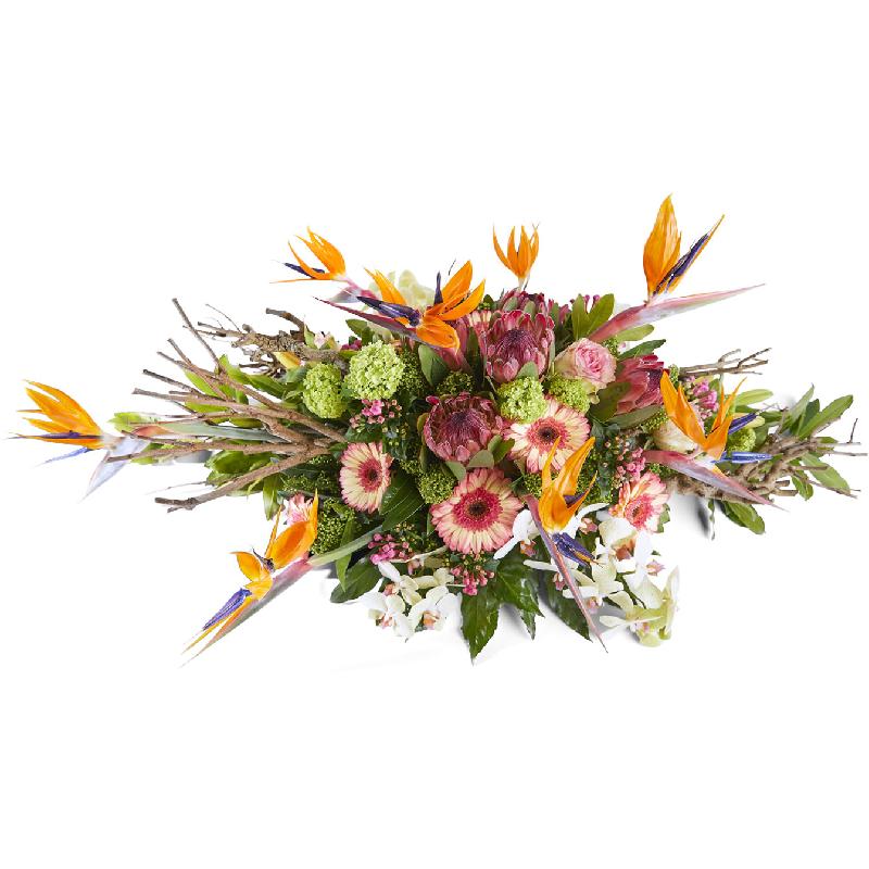 Bouquet de fleurs Funeral: Hidden present; Funeral Bouquet Grouped